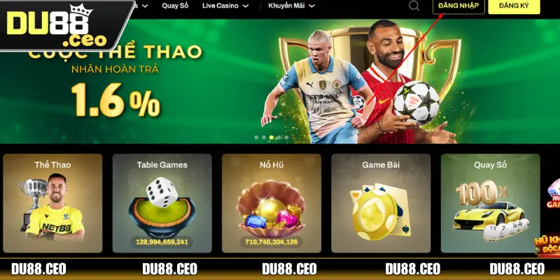 Đăng Nhập DU88: Trải Nghiệm Thiên Đường Giải Trí Châu Á Một số lưu ý để truy cập nhà cái dễ dàng